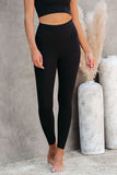 Black Black/Sky Blue/Blue Crop Yoga Bra and High Waist Leggings Sports Wear LC261330-2