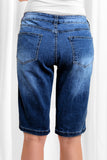 Blue High Waisted Jean Shorts