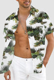 Men Regular Fit Short Sleeve Casual Hawaiian Shirt