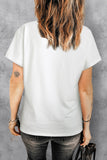 LC25221355-1-S, LC25221355-1-M, LC25221355-1-L, LC25221355-1-XL, LC25221355-1-2XL, White tee