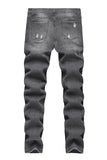 MC783111-11-S, MC783111-11-M, MC783111-11-L, MC783111-11-XL, MC783111-11-2XL, Gray men's denim ripped trousers