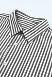 MC255631-2019-S, MC255631-2019-M, MC255631-2019-L, MC255631-2019-XL, MC255631-2019-2XL, Men's Casual Striped Button Down Shirts Long Sleeve Slim Fit Dress Shirts Untucked Shirts
