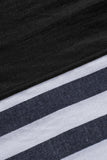 MC255642-105-S, MC255642-105-M, MC255642-105-L, MC255642-105-XL, Blue Men's Striped Patchwork Shirt
