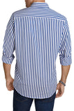 MC255645-104-S, MC255645-104-M, MC255645-104-L, MC255645-104-XL, MC255645-104-2XL, Sky Blue striped shirt