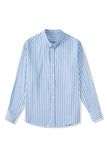 MC255645-4-S, MC255645-4-M, MC255645-4-L, MC255645-4-XL, MC255645-4-2XL, Sky Blue striped shirt