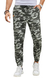 Men's Camouflage Print Drawstring Waist Joggers with Pockets