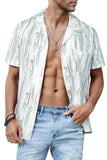 MC255674-1-S, MC255674-1-M, MC255674-1-L, MC255674-1-XL, MC255674-1-2XL, White Hawaiian shirt