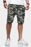 Men's Relaxed Camouflage Print Drawstring Waist Shorts