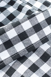 MC255685-2-S, MC255685-2-M, MC255685-2-L, MC255685-2-XL, MC255685-2-2XL, Black Plaid shirt