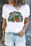Cactus Arch Print Vintage Crew Neck T Shirt