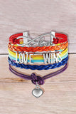 Women's Multi-layer  Hand Woven Rainbow Bracelet