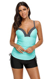 Bralette Tankini Top with Shorts Swimsuit