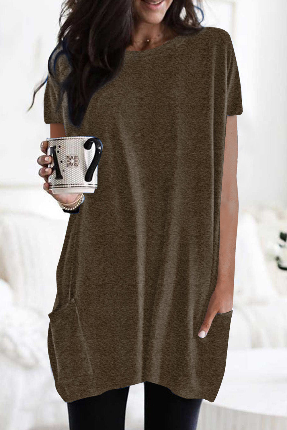 Casual Oversize T-shirt with Pockets