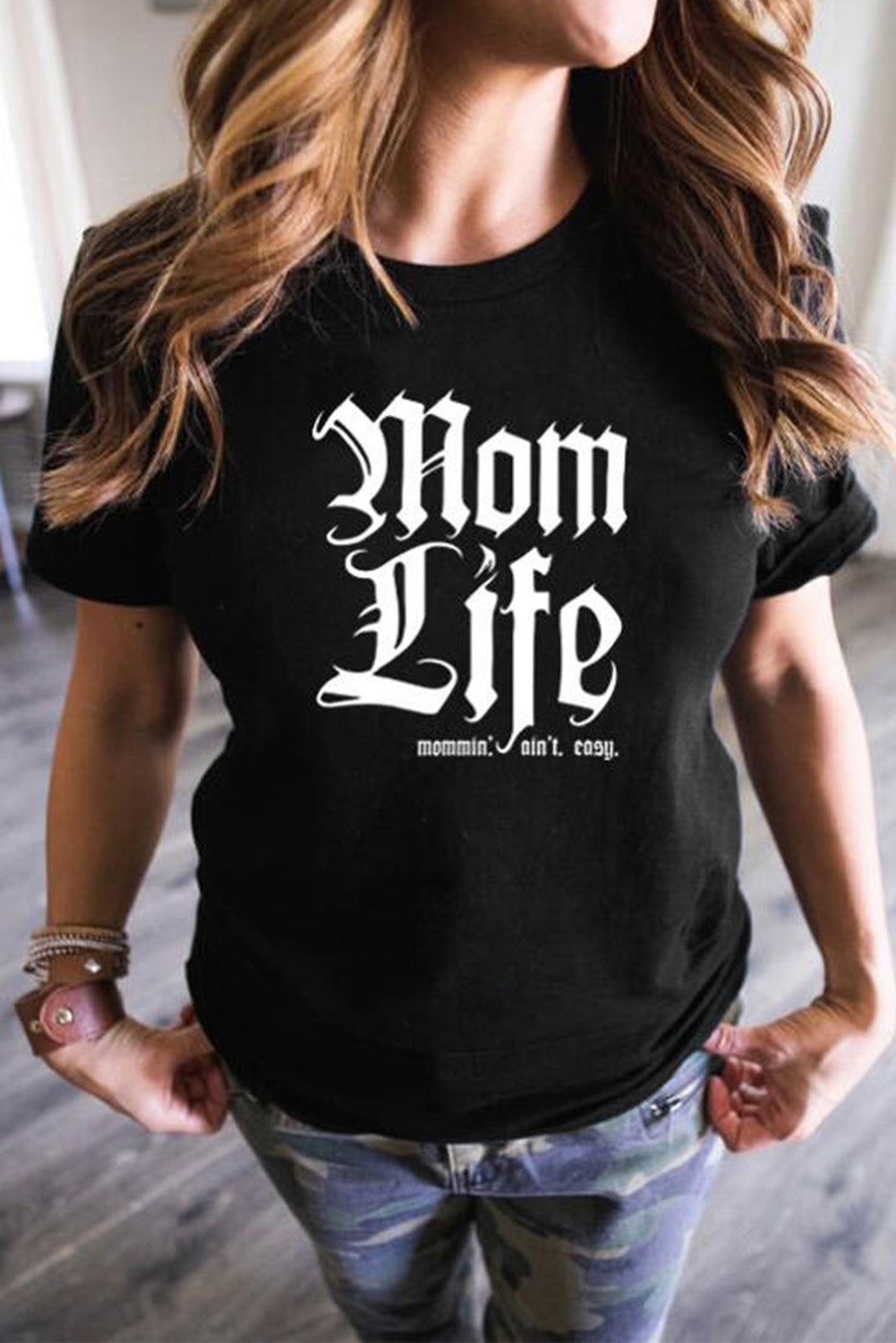 Mom Life O-Neck Tee