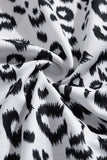 White White/Gray/Khaki Casual Skinny Leopard Print Pants LC77289-1