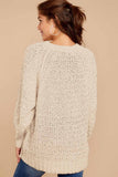 Beige Pink/Khaki/Apricot Chill in The Air Sweater LC270016-15
