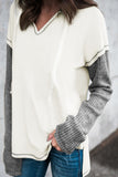 Gray Green/Gray/Brown Clear As Day Contrast Sweathshirt LC252967-11
