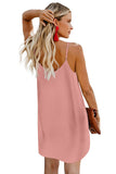 Pink White/Black/Blue/Green/Apricot Buttoned Slip Dress LC220704-10