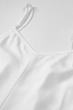 White White/Black/Blue/Green/Apricot Buttoned Slip Dress LC220704-1