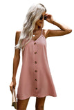 Pink White/Black/Blue/Green/Apricot Buttoned Slip Dress LC220704-10
