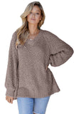 Khaki Pink/Khaki/Apricot Chill in The Air Sweater LC270016-16