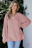 Pink Pink/Khaki/Apricot Chill in The Air Sweater LC270016-10