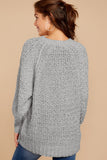Gray Pink/Khaki/Apricot Chill in The Air Sweater LC270016-11