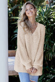 Apricot Pink/Khaki/Apricot Chill in The Air Sweater LC270016-18