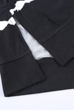 Black Green/Pink/Gray/Black Tie-dye Stripe Casual T-Shirt LC2521960-2