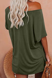 Green Black/Green/Gray/Beige Raglan Top and Shorts Knit Lounge Set LC4511177-9