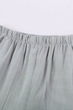 Green Black/Khaki/Green Linen Cotton Pocketed Flutter Shorts LC77241-9