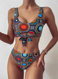 Bikini da donna Tribal Knot Front Bikini