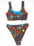 Multicolor Women's Bikinis Tribal Knot Front Bikinis LC431782-22