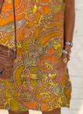 Yellow Women's Dresses Tribal Print Cami Mini Dress LC227613-7