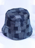 Blue Women's Hats Fisherman Denim Patchwork Hat LC02520-5