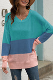 Green Striped knit pullover LC2519997-9