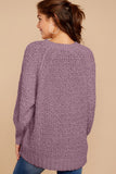 Purple Pink/Khaki/Apricot Chill in The Air Sweater LC270016-8