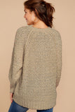 Brown Pink/Khaki/Apricot Chill in The Air Sweater LC270016-1017