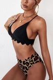 Leopard Women's Bikinis Leopard Criss Cross Bikini LC431343-20