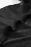 Black Black/Green/Khaki Chain Criss Cross Backless Spaghetti Strap Mini Dress LC229923-2