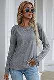 Gray Full Sleeve T Shirt
