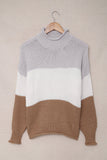 Multicolor Women's Fashion Cable Knit Turtleneck Sweater Casual Thick Tops Long Sleeve Pullover LC270118-22