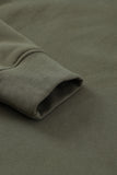 Green Black/Blue/Green/Pink/Gray Zip Pullover Long Sleeve Collar Sweatshirt LC2538527-9
