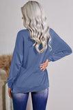 Blue Black/Blue/Green/Pink/Gray Zip Pullover Long Sleeve Collar Sweatshirt LC2538527-5