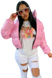 Pink Cotton-padded jacket LC856056-10