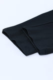 Black Crisscross Sleeveless Top Skinny Leg Jumpsuit LC643384-2