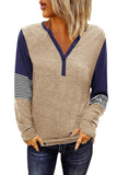 Khaki pullover LC25113085-16