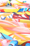 Multicolor 1/22Floral Print Halter Backless Bikini Swimsuit with Sarong 2Solid Halter Backless Bikini Swimsuit with Sarong LC413671-22