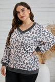 Leopard Print Blouse Plus Size for Fuller Women
