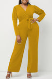 Yellow Jumpsuits LC643966-7